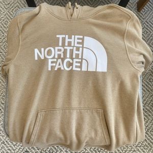 Brown North Face hoodie